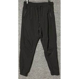 American Eagle AE Black Nylon Jogger Pants Mens Size S Athletic Track Casual